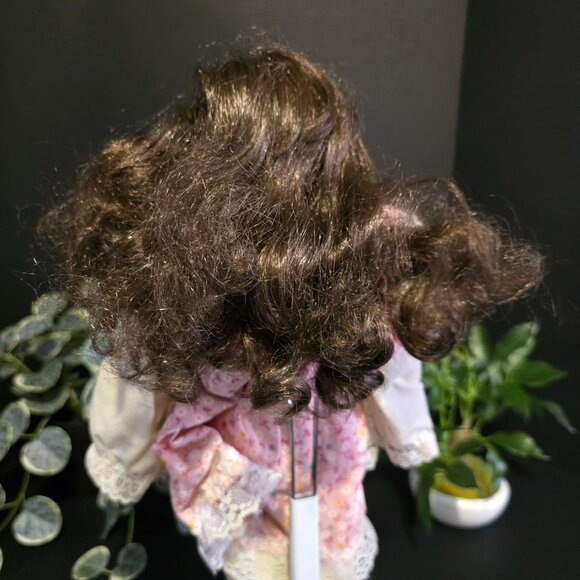 Vintage Doll Wearing Pink and White - Picture 5 of 5